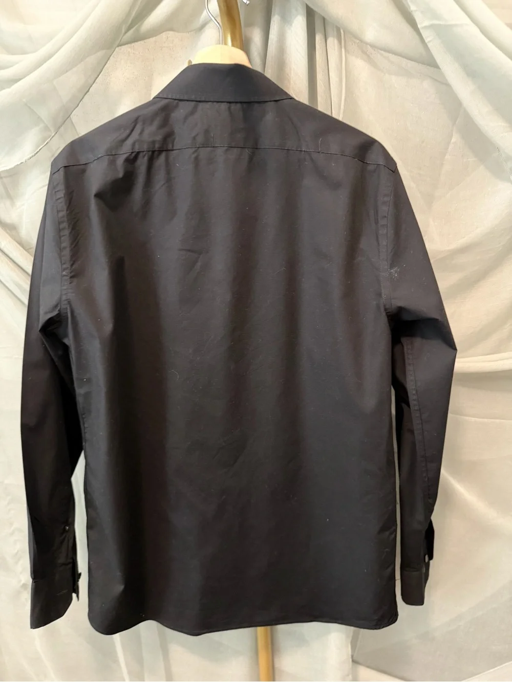 Banana Republic Black Slim Fit Wrinkle Resistant Button-Up Shirt